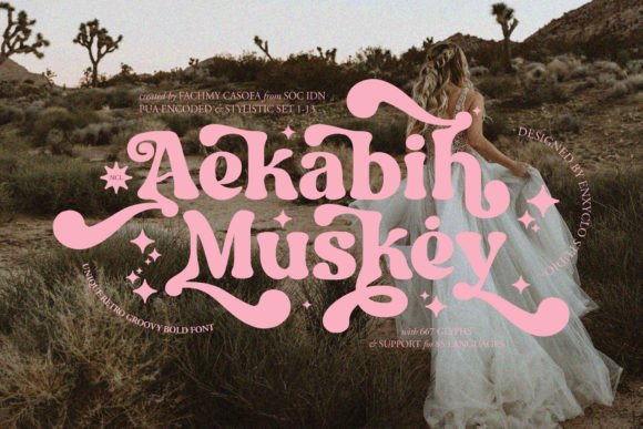 Aekabih Muskey: The Bold Font for Crafters and Designers