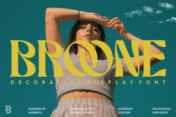 Broone: A Versatile Display Font for Digital Design