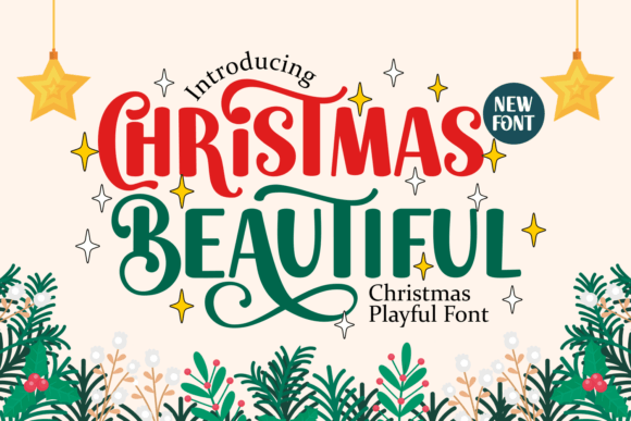 Christmas Beautiful: A Festive Font for Editorial Magic