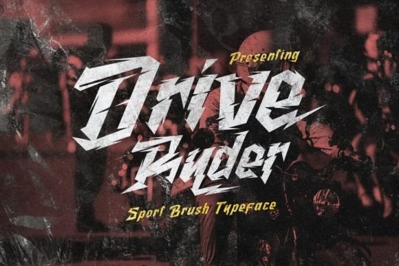 Drive Ryder: A Font That Moves Like a Racing Heart