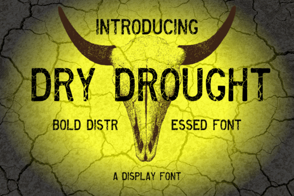 Dry Drought Font for Creative Crafters