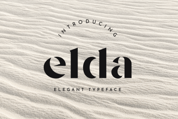 Elda: A Display Font for Impactful Digital Design