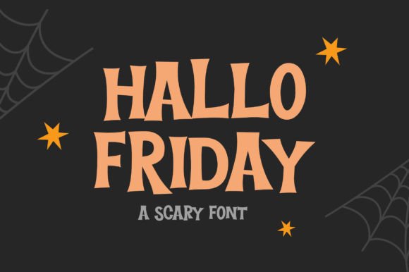 Hallo Friday: A Halloween Font with Personality
