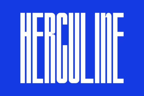 Herculine: A Bold Display Font for Crafters and Product Creators