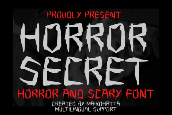 Horror Secret: A Spooky Font for Digital Design