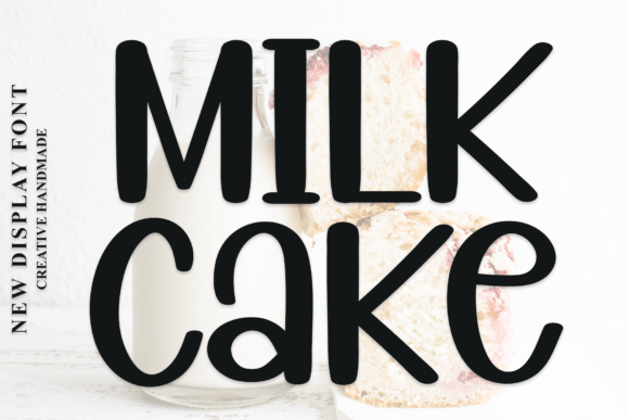 Milk Cake: A Versatile Display Font for Modern Web Design