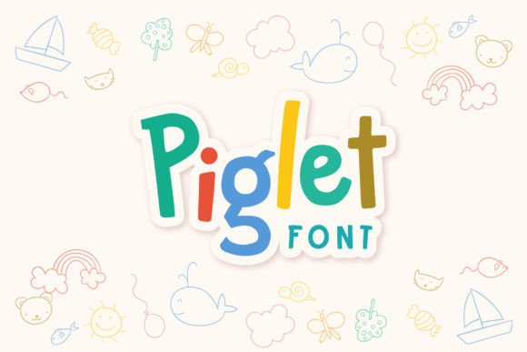 Piglet: A Font That Brings Childhood Joy to Branding