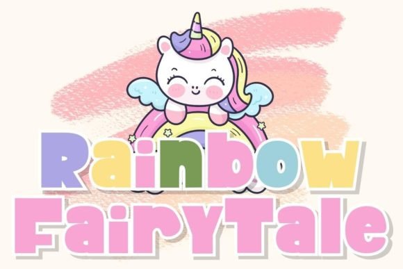 Rainbow FairyTale: A Font That Spells Magic