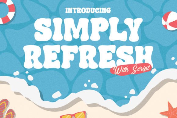 Simply Refresh: A Playful Font for Editorial Design
